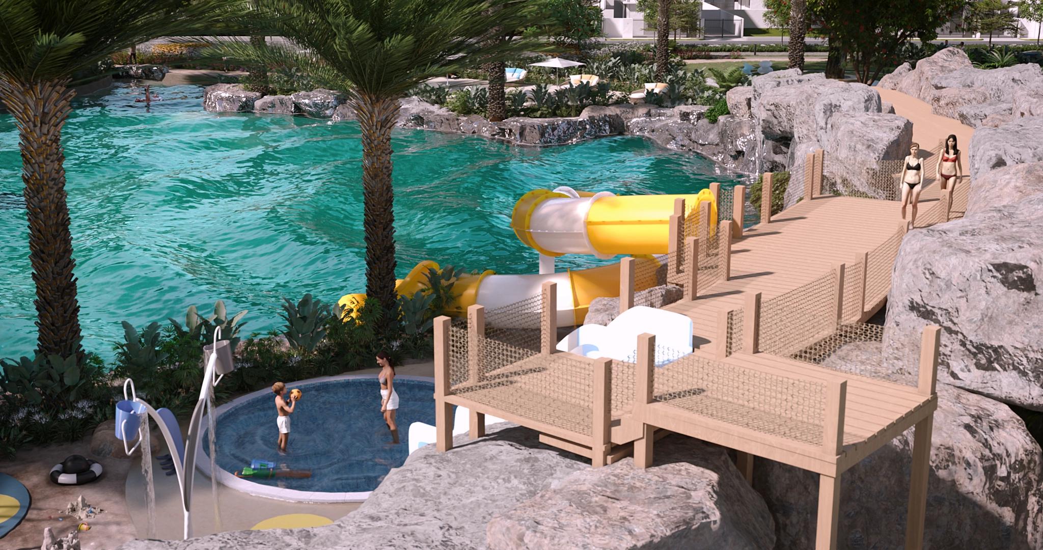 Waterslides