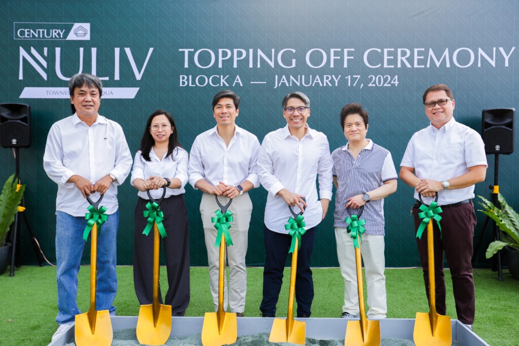 Century Properties Tops Off the First Block of Nuliv Townvillas at Acqua