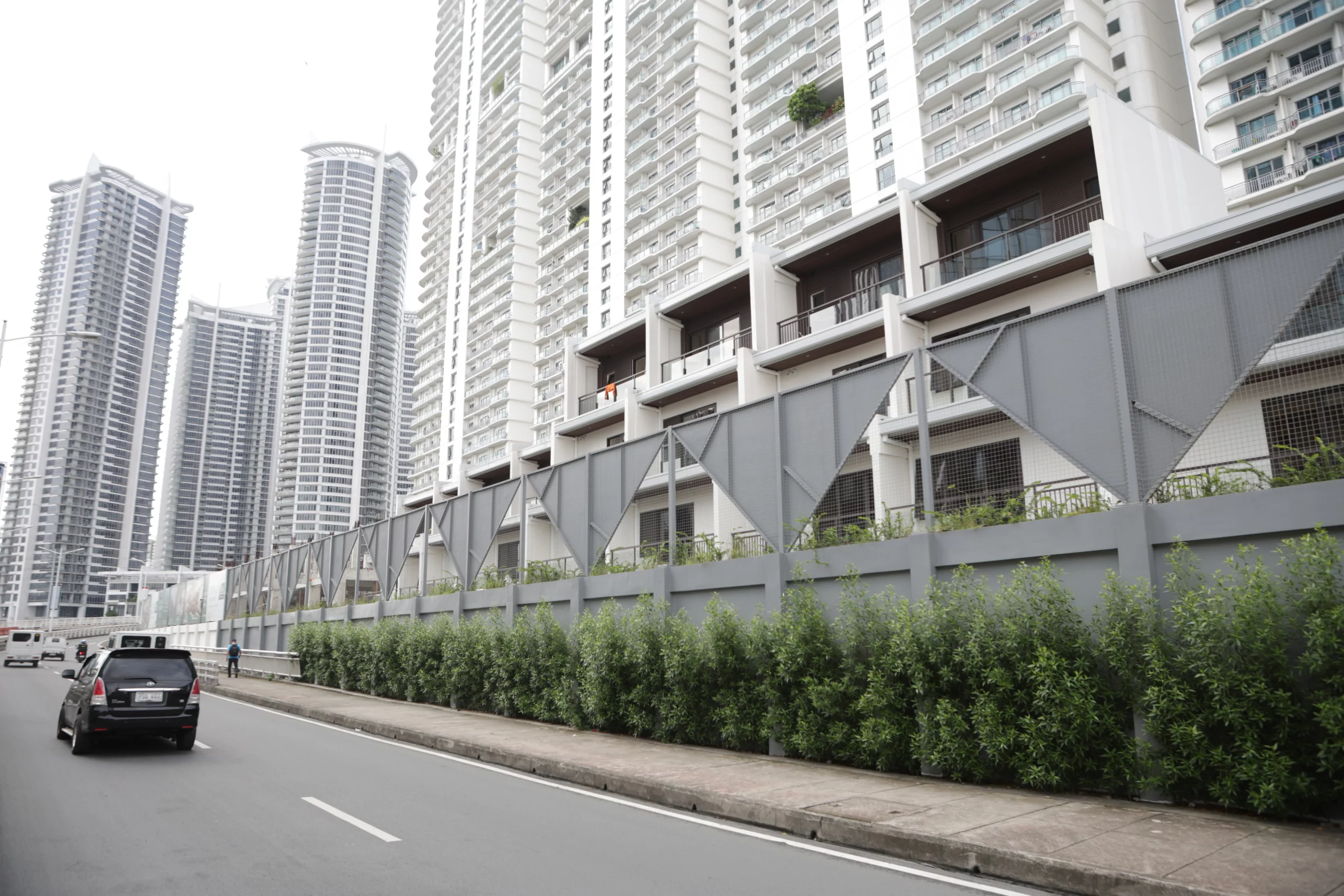 Acqua Private Residences on the banks of the Pasig River