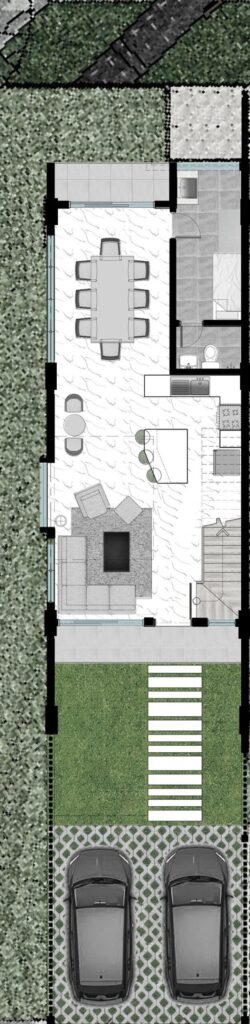 Rhine Townvilla ground floor plan