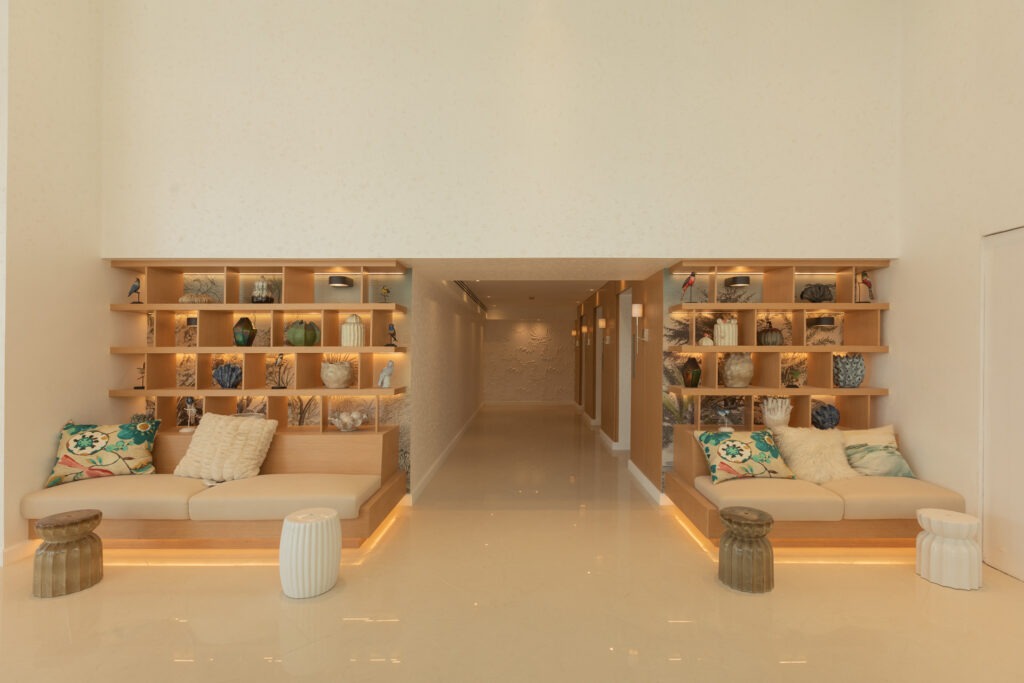 Modern Tropical Lobbies Welcome You Home at Azure North