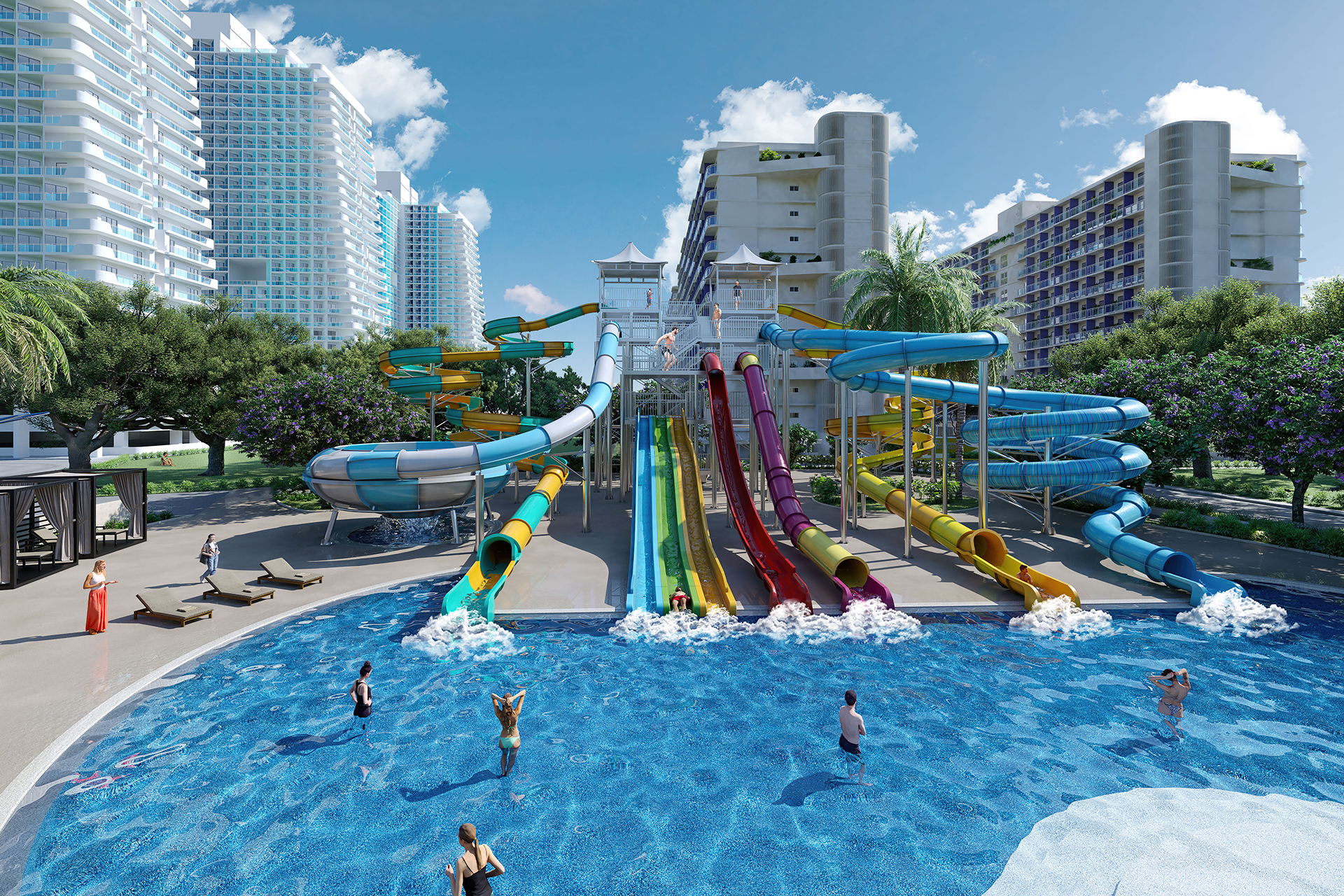 Giant Waterslides