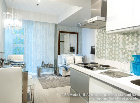 Azure two-bedroom unit