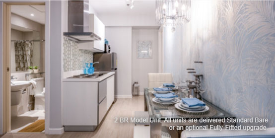 Azure two-bedroom unit