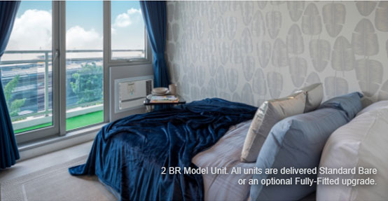 Azure two-bedroom unit