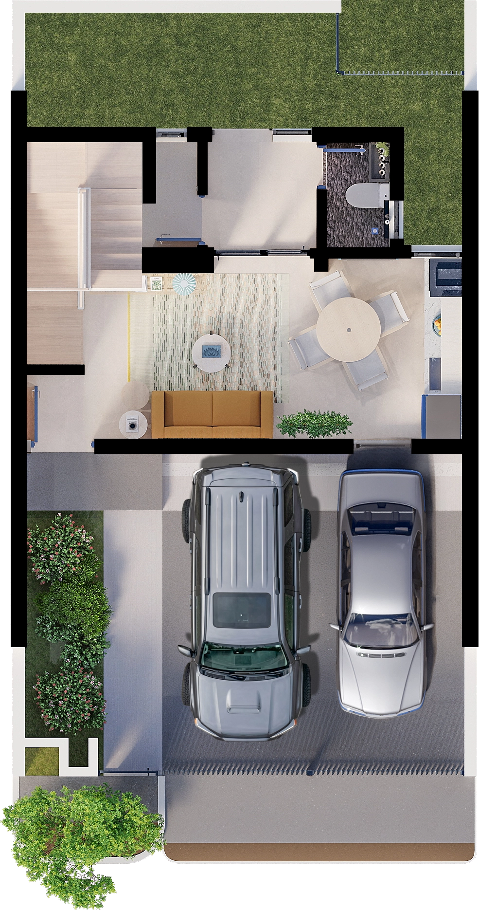 The Marina ground floor plan